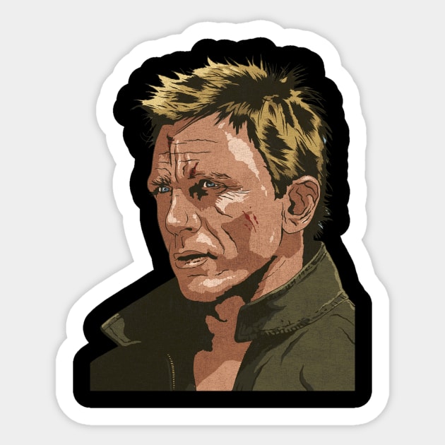 Daniel Craig Sticker by hamaka